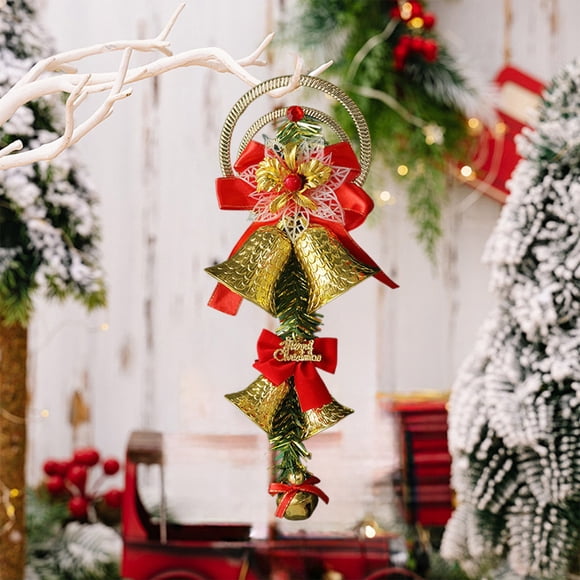 Tyidzon Christmas Bells Christmas Tree Hanging Decoration Christmas Decoration Accessories Santa Claus Bells Christmas Gift Hanging Decoration