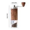 thumbnail image 3 of TIMIFIS Kitchen Gadgets Hand Cranked Grinder Hand Crank Portable Coffee Grinder Home Use Manual Coffee Pea Grinder Wood Grain Hand Coffee Mill Coffee Grinder Kitchen & Dining, 3 of 6