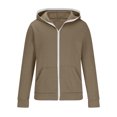 thumbnail image 2 of TIMIFIS Men's Zipper Hoodie Sweatshirt Jacket Fall Fashion Solid Lightweight Long Sleeve Jacket with Pockets, 2 of 5