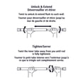 thumbnail image 5 of Mainstays Adjustable Tension Shower Curtain Rod, 53" to 86", Matte Black, 5 of 5