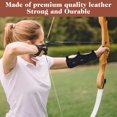 thumbnail image 2 of Maytalsory Black Adjustable Forearm Armband For Archers Arm With Ease Arm Guard Protection Archer Arm Guard 1Set, 2 of 6