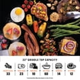 thumbnail image 4 of Blackstone OTG 22" Tabletop Griddle Plate, Portable Grill with Built-In Hood, 4 of 12