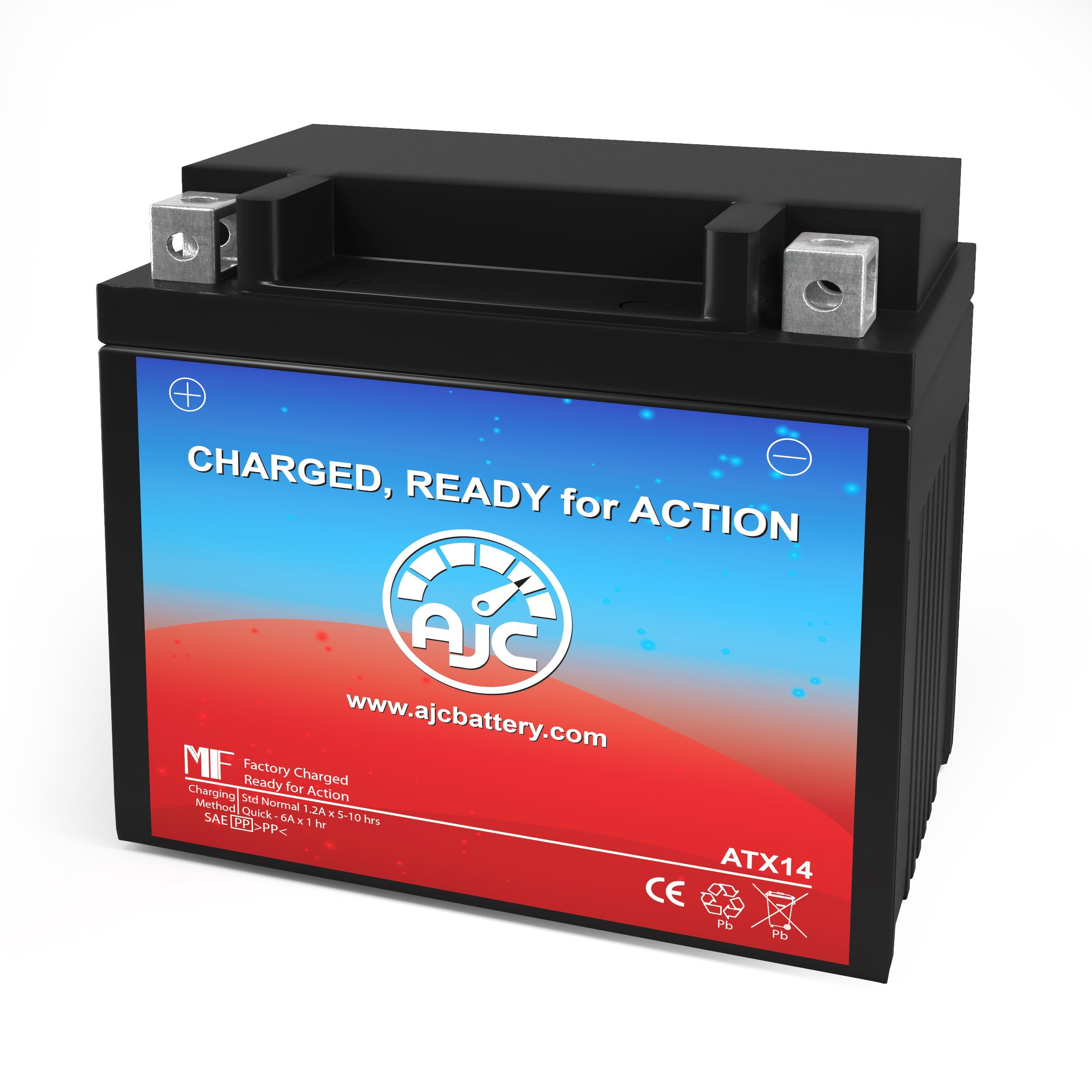 Interstate FAYTX14-BS Batterie de Remplacement pour Sports Motorisés 12 V