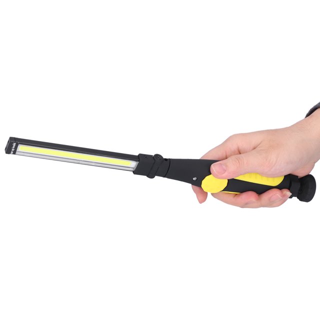 Ccdes COB LED Work Light Rechargeable Magnetic Maintenance Lighting Emergency Yellow Handle,Maintenance Lighting Supplies,LED Work LighCt