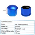 thumbnail image 2 of 20pcs Universal 17mm Wheel Nut Covers Lug Nut Caps Screw Protector, 2 of 7