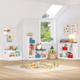 thumbnail image 3 of Kids Horizontal Bookcase with Cubbies – White, 3 of 5