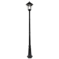 thumbnail image 1 of Windsor Poteau de Lampe Solaire - Lampe Simple - Noir, 1 of 5