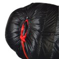 thumbnail image 4 of Sac de Couchage Bas 210x80x50cm, Adulte 1 Personne 0 Degré Compact Portable Camping Randonnée Isolé avec Sac de Rangement - Noir 1000g, 4 of 10