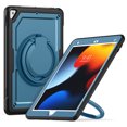 thumbnail image 1 of XYX Case for iPad Pro 10.5 Inch/ iPad Air 3rd Gen 2019 with Rotating Stand, Shoulder Strap, 2in1 Shockproof Cover, Navy Blue, 1 of 7