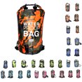 thumbnail image 4 of 2L Inflatable Swimming Bag Multifunction Dry Sack Large Capacity Dustproof Washable Storage Pouch Boating Lifebelt Water Sports Green Camouflage 23x63cm, 4 of 9