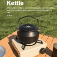 thumbnail image 4 of Outdoor Stainless Steel Kettle Locking Handle Camping Hung Pot Portable, 4 of 8