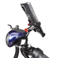 thumbnail image 2 of PROMEND 360° Rotatable Aluminum Alloy Motorcycle Phone Mount with Rearview Mirror Attachment, Adjustable Width 55-95mm, Silver Finish, Durable & Scratch-Resistant Design, 2 of 6