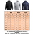 thumbnail image 2 of MAWCLOS Men Waterproof Full Zip Outwear Mountain Windbreaker Overcoats Navy Blue XL, 2 of 2