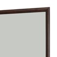 thumbnail image 4 of Benjara BM232120 35 in. Rectangular Wood Encased Mirror, Brown, 4 of 5