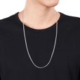 thumbnail image 2 of Miabella Sterling Silver Snake Chain Necklace, 2 of 5