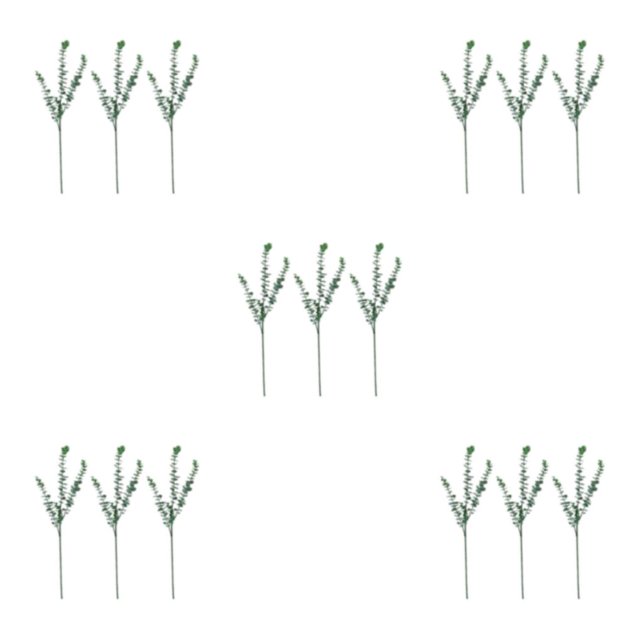 kurtrusly 3x Low Maintenance Artificial Flowers Enjoy Beautiful Decor Without Hassle green 5Set