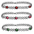 thumbnail image 4 of BodyJ4You Ensemble de 12 Pcs Collier Ras-du-Cou Multicolore Mélange Extensible Élastique Bijoux Femmes Fille Enfants Coffret Cadeau, 4 of 7
