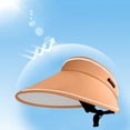 thumbnail image 4 of Sun Hat Sun Protection Sunshade Outdoor Travel Riding Beach Empty Sun Hat , Can Adjustment Fit Visor,With Sweatband, 4 of 8