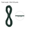 thumbnail image 2 of Uxcell Elastic Cord Heavy Stretch String Rope for Crafting DIY Sewing Hook Straps Camping Tie Down Strap Dark Green 2mm x 100m, 2 of 5