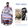 thumbnail image 2 of Cape de Coupe de Cheveux Simple et à la Mode Imperméable Réglable avec Brosse à Cou Accessoires de Coupe de Cheveux en Fibre Douce, 2 of 8