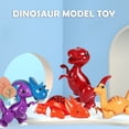 thumbnail image 4 of Purple Dinosaur Simulation Figures With Suction Cups Stretchable Toys, 4 of 4