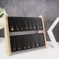thumbnail image 1 of Necklace Display Stand Storage Holder Easel Organizer for Dresser Home Decor Black, 1 of 8