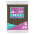 thumbnail image 1 of Sculpey III Oven-Bake Clay 2oz-Suede Brown - S302-1109, 1 of 4