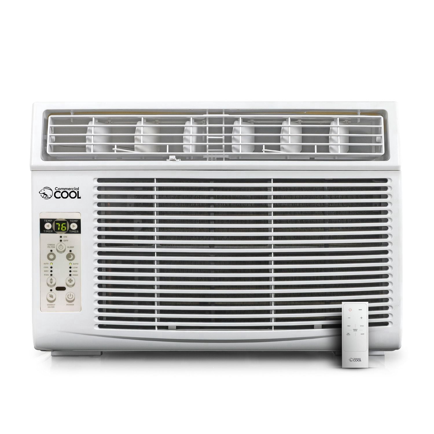 Commercial Cool Air Conditioner 12,000 BTU with Remote Control and Adjustable Thermostat, Air Conditioner Window Unit up to 550 Sq. Ft. with Electronic Controls & Digital Display, Window AC Unit with