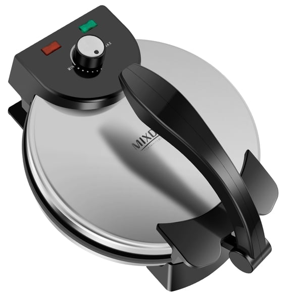 Wekvgz 2 Pcs Machine à Roti avec Poignée Amovible Presse à Tortillas Électrique Antiadhésive Machine Compacte pour Fabriquer des Chapati Machine Multifonctionnelle pour Faire des Tortillas