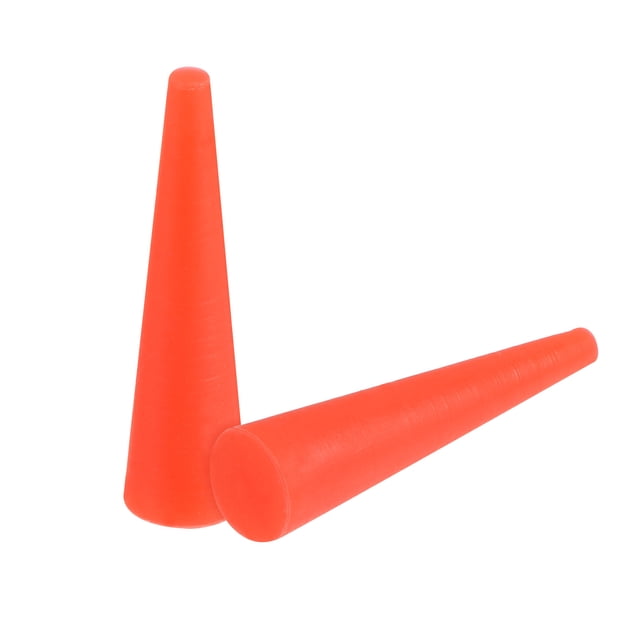 Unique Bargains 2mm to 6mm Solid Silicone Rubber Tapered Plug Red for Powder Coating, Painting,50 Pack