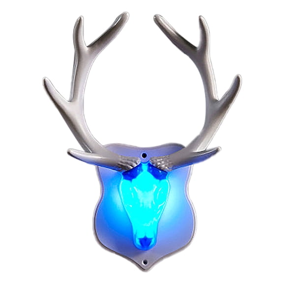 Agiferg Living Room Bedroom Bedside Lamp Creative TV Background Wall Antler Lamp