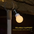 thumbnail image 4 of Outsunny String Light Poles, 10' Steel Light Poles for Outside, 2 Pack, 4 of 10