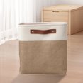thumbnail image 4 of Foldable Storage Box 11.02 in x 11.02 in x 11.02 in Fabric Organizer for Clothes Books Toys Bedroom, 4 of 6