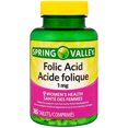 thumbnail image 1 of Spring Valley Folic Acid, 1 mg Tablets, 1 of 6