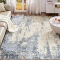 thumbnail image 1 of x Area Rug Living Room Rugs - Washable Neutral Modern Abstract Soft Thin Large Rug Indoor Floor No Slip Rug Carpet for Bedroom Under Dining Table Home Office Decor -, 1 of 9