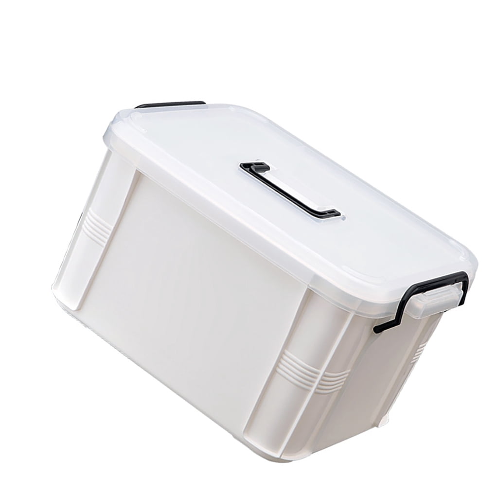 Wweixi First Aid Kit Plastics Pouch Supplies Dust-proof Storage Cases Convenient Simple Style Household Supply Case
