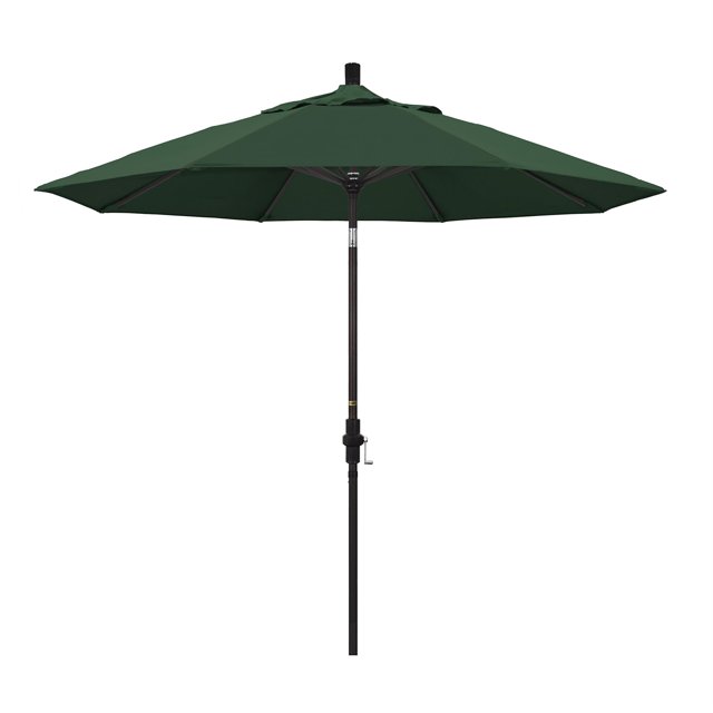California Umbrella Parasol de Patio de 9 Pieds Vert Chasseur