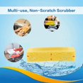 thumbnail image 4 of Cellulose Sponges,Kitchen Sponges for Dish, Duty Scrub Sponges,Non-Scratch Dish Scrubber Sponge Cookware 15 Pcs, 4 of 7