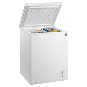 Kenmore 5cu. ft. Convertible coffre congélateur/réfrigérateur, prêt au garage, défrost manuel (143L), blanc