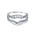 thumbnail image 2 of Bague de Protection en Diamants 5/8 Ct en Or Blanc 14 K, 2 of 4