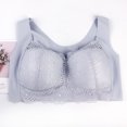 thumbnail image 1 of RKSTN Women's Plus Size Bra Unadjustable Sports Extra-Elastic Breathable Lace Trim Bra, 1 of 3