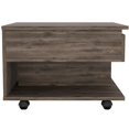 thumbnail image 1 of TUHOME Luanda Lift Top Coffee Table with Concealed Storage and Wheels, Brown, 1 of 7