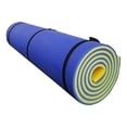 thumbnail image 2 of Milaget Water Float Mat Lounge Mattress, Outdoor Floating Raft for Pool Portable Lounger Blue Yellow, 2 of 9