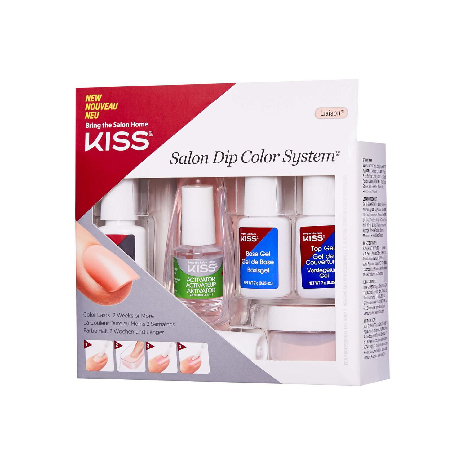 Kiss Salon Dip - Trousse système de couleur
