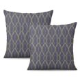 thumbnail image 1 of Pack of 2 Decorative Cushion Covers | Burlap Linen | Woven Rustic Texture | Perfect Addition for Any Modern Farmhouse | 20x20 Inch, 1 of 7