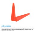thumbnail image 4 of Unique Bargains 2mm to 6mm Solid Silicone Rubber Tapered Plug Red for Powder Coating, Painting,50 Pack, 4 of 5
