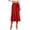 AA-Red, variant on QATAINLAV Women's Silk Satin Skirts High Waist A Line Flared Midi Skirt Side Zipper Business Casual Outfits, Wine, XS, Birthday Gifts