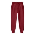 thumbnail image 1 of Timegard Womens Sweatpants Elastic High Waist Cinch Bottom Pants Drawstring Sports Athletic Solid Color Trousers, 1 of 2