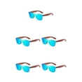 thumbnail image 1 of Decodeary Protection Bois Mode Lentille Colorée Options Monture Légère Bleu 5Ensemble, 1 of 6