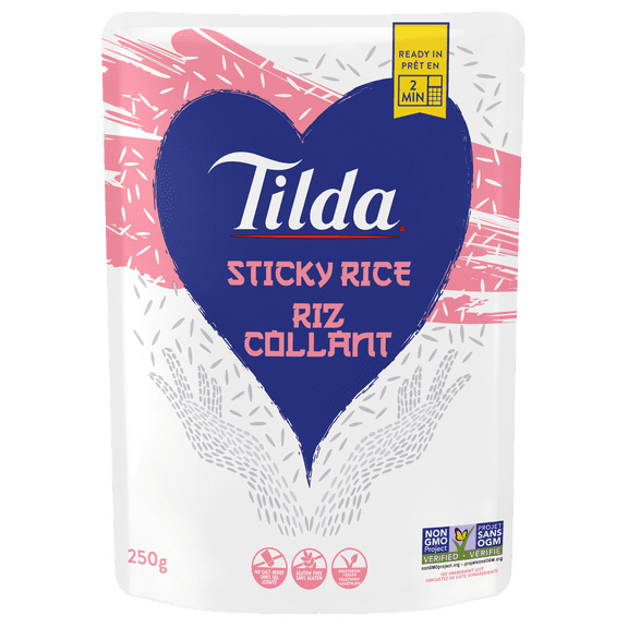 riz collant Tilda pret à chauffer